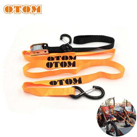 OTOM Motorcycle Fixed Strap Tension Rope Quick Release Buckle Universal Tie Downs For Honda YAMAHA SUZUKI KAWASAKI KTM 2pcs ► Photo 1/6