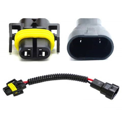 1pc 9006 To H11 H8 Headlight Fog Light Conversion Connector Wiring Harness Plug Cable Socket Connector Repair Kit ► Photo 1/5