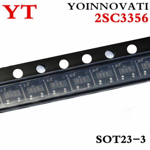 50pcs/lot 2SC3356 3356 R25 0.1A/12V NPN SOT23 IC  Best quality ► Photo 1/2