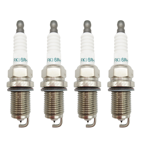 4 PCS 90919-01265 FK16R-A8 Dual Iridium Spark Plug For Toyota Yaris Prius C 1.5L Hybird 2012-2022 9091901265 FK16RA8 ► Photo 1/4