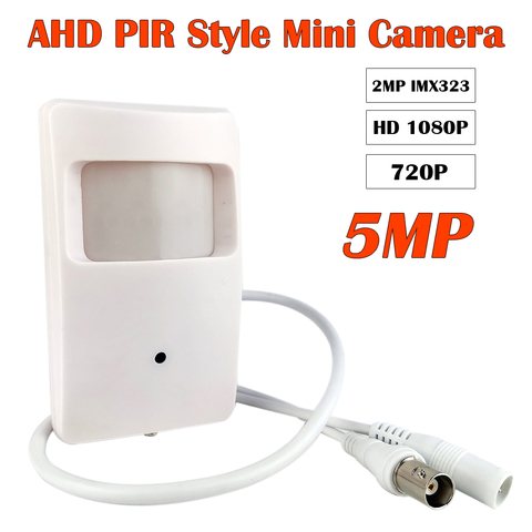 HD 5MP 4MP 2MP 1MP AHD Mini camera 1080p 720p sony imx323 3.7mm lens Mini-box  PIR Motion Sensor BOX CCTV Security camera for ah ► Photo 1/6