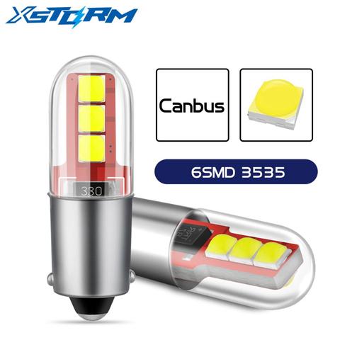 2Pcs BA9S LED BAX9S H21W BAY9s T10 W5W LED Bulbs H6W T4W  Car Interior Reading Dome Light Auto Door Lamp 12V 6000K ► Photo 1/6