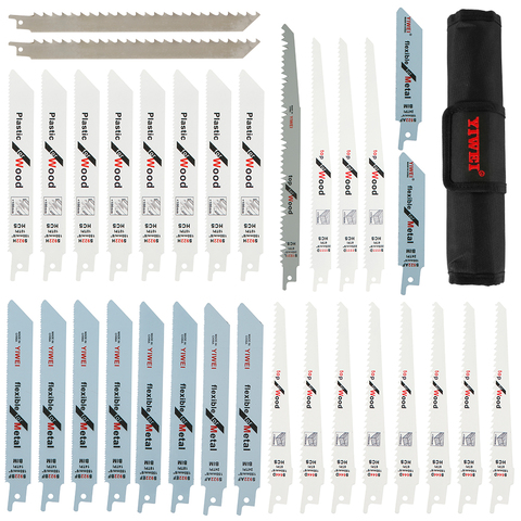 32PCS Jig Saw Blades Reciprocating Saw Blade Wood Metal Cutting Saw Blades Reciprocating Saw Blade Set Power Tool Accessories ► Photo 1/6