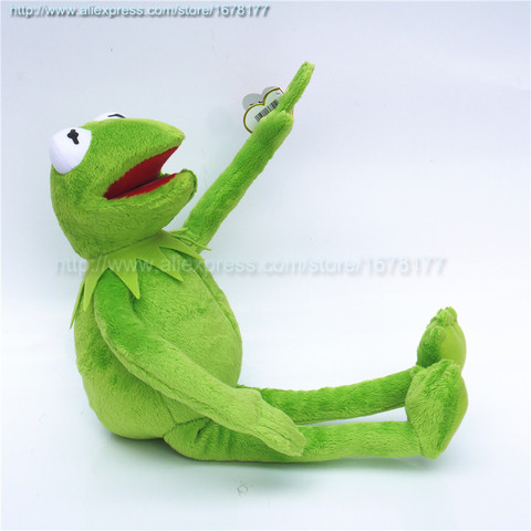 Kermit the Frog The Muppet Show rana peluche Kermit plush toys Sesame Street doll muppets Kermit frog plush frog include wire ► Photo 1/5