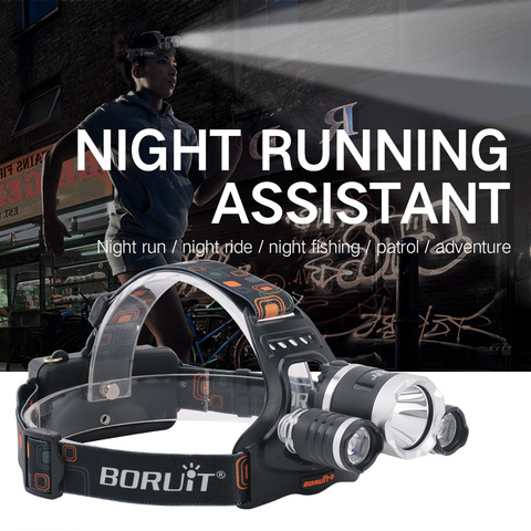 3000LM 3LED L2 XPE Headlamp White Light Outdoor Headlight Waterproof USB Head Lamp Torches Lantern For Hunting ► Photo 1/6