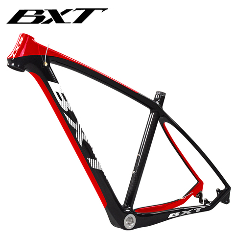 BXT T800 Carbon mountain Frame 29in 15.5 17.5 19inch Carbon mtb Frame 29er BSA Bike Bicycle Frame Max Load 250kg seatpost 31.6mm ► Photo 1/6