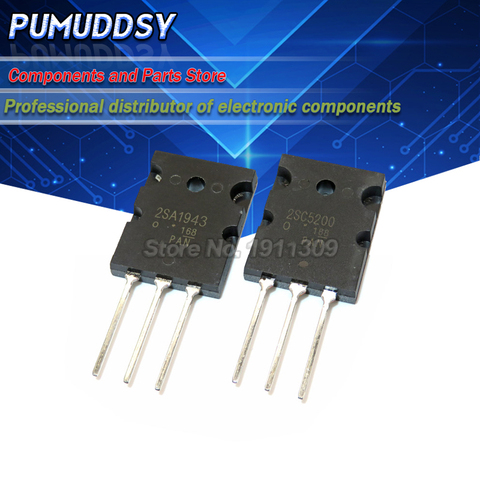 6PCS 2SA1943 2SC5200 3PCS 2SA1943+3PCS 2SC5200 Audio amplifier tube IC ► Photo 1/1