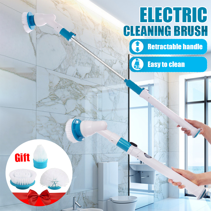 Turbo Scrub Electric Cleaning Brush Adjustable Waterproof Cleaner Charging  Wireless Clean Bathroom Kitchen Cleaning Tools Set - Price history & Review, AliExpress Seller - DoersuppTool Store