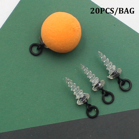 20PCS Carp Fishing Accessories Used with Hook Stops Beads  Stoper Carp Fishing Hair Chod Ronnie Rig Pop UP Boilies Stop Screw ► Photo 1/6