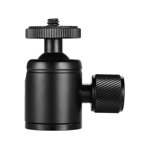 Mini Metal Tripod Head Adapter Ball Head Aluminum Alloy with 1/4&3/8 Inch Screw Hole for Smartphone Camera LED Light Tripod ► Photo 1/6