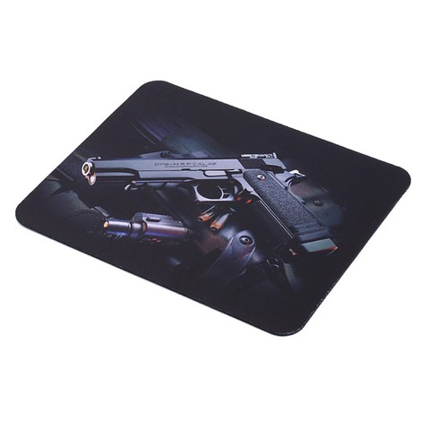 2022 new Gun Picture Anti-Slip Laptop PC gaming Mice Pad Mat Mousepad For Optical Laser Mouse hot selling ► Photo 1/6