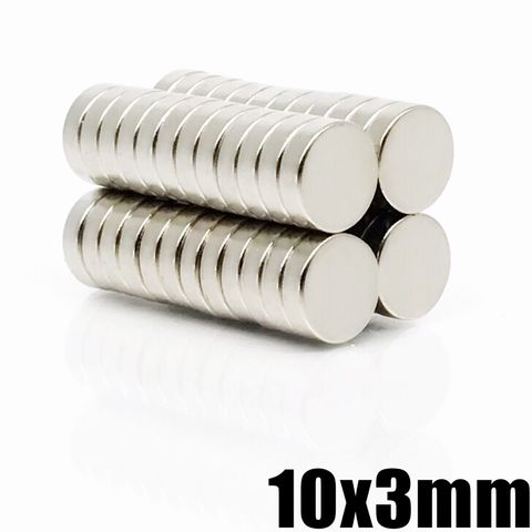 20/50/100/200/500Pcs 10x3 Super Powerful Strong Bulk Round NdFeB Neodymium Disc Magnets Dia N35 Rare Earth Magnet 10*3 ► Photo 1/6