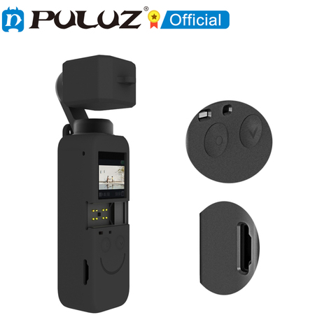 PULUZ 2 in 1 Silicone Cover Case Set for DJI OSMO Pocket 2 ► Photo 1/6