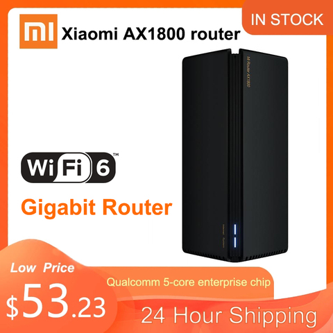 New Router Xiaomi Ax1800 Qualcomm Five-core Wifi6 Router 2,4G 5,0 GHz Full Gigabit 5G Dual-Frequency Home Wall-Penetrating King ► Photo 1/6