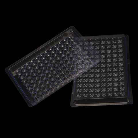 10 Pcs Plastic Hemagglutination Plate 96 Holes Blood Clotting Board Original Plate V well 90 & 110 degree U well ► Photo 1/6