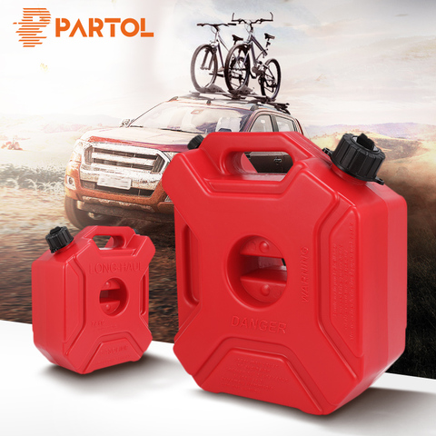 3L 5L Portable Fuel Tank Red Gas Cans Spare Petrol Plastic Tanks Mount Motorcycle Jerry Can Gasoline Oil Container Fuel-jugs ► Photo 1/6