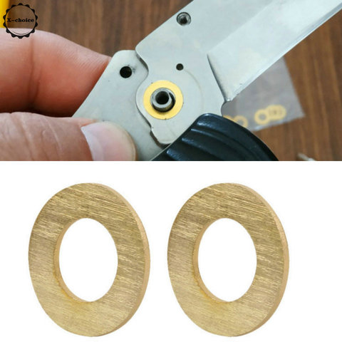10pcs DIY Folding Knife Washers Folding Knives Screws Folding Brass or Bronze Folding Knife Accessories Tools ► Photo 1/5