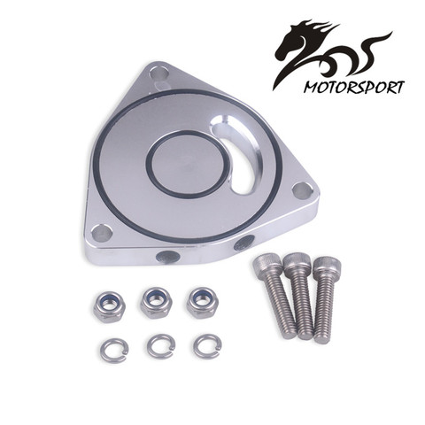 Aluminium black/silver alloy BOV spacer for Hyundai Genesis Coupe and Kia 1.6 T 2.0 t for Honda Civic 1.5 T engine ► Photo 1/6