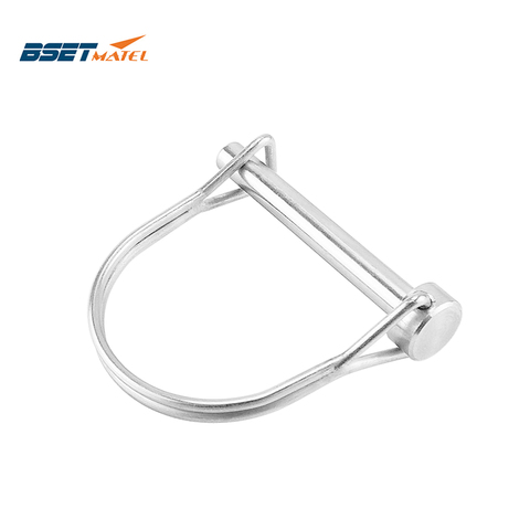 Stainless Steel 316 PTO Pin Round Arch Wire Shaft Locking Lock Pin Safety Coupler Pin Retainer Farm Trailers Wagons Lawn Garden ► Photo 1/6