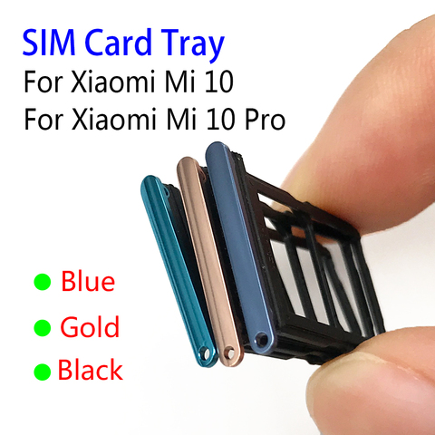 Sim Card slot tray Holder repair part For Xiaomi Mi 10 Mi10 Pro ► Photo 1/2