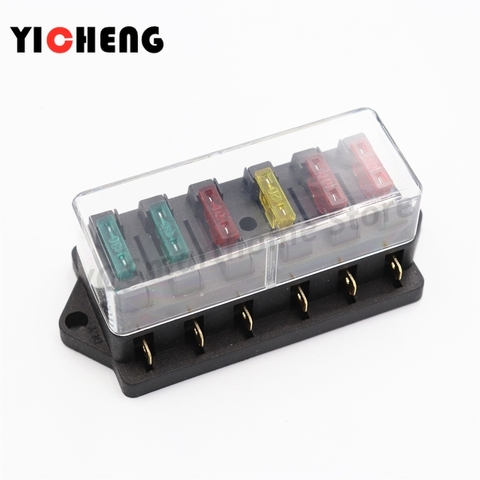 High quality car fuse box 6P six-way ► Photo 1/5