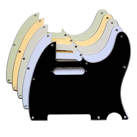 8 holes USA standard Pickguards 3ply black for Tele Telecaster Guitar Scratch Plate in white mint green and multi colors гитара ► Photo 1/6