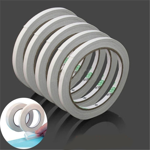 8M White Super Strong Double Sided Adhesive Tape Paper Strong Ultra-thin High-adhesive Cotton Double-sided Tape for Home Office ► Photo 1/6