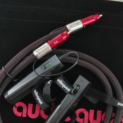 HIFI Audiophile Hi-End FIRE analog RCA Interconnect Cable with 72V DBS ► Photo 1/2