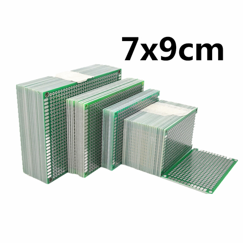 5pcs/lot 7x9cm Double Side Prototype PCB Board 70*90mm Universal Printed Circuit Board For Arduino Experimental PCB Copper Plate ► Photo 1/4