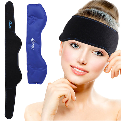 Reusable Head Ice Pack for Migraine Relief Hot Cold Therapy Gel Ice Pack Reduce Toothaches Inflammation Flexible Ice Pack Wrap ► Photo 1/6