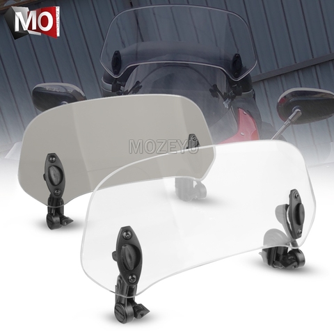 Motorcycle Windshield Extension Spoiler Windscreen Air Deflector For Suzuki VS 600 800 DL650 DL1000 DL250 V-STROM 650 1000 XT ► Photo 1/6