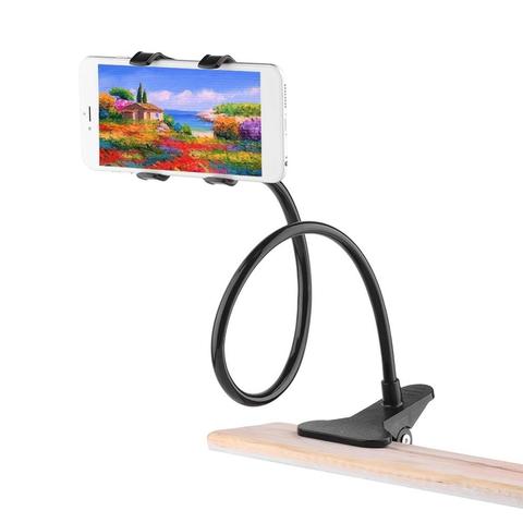 2022 360 Rotating Flexible Long Arm cell phone holder stand lazy bed desktop tablet car selfie mount bracket for iphone 11 ► Photo 1/6