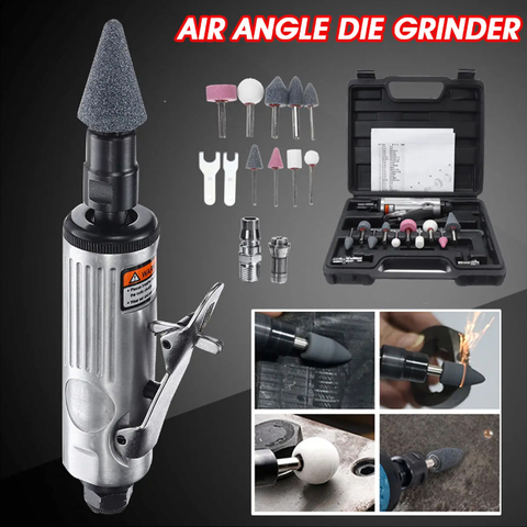 WENXING 14 Pieces Air Compressor Die Grinder Grinding Polish Stone Kit 1/4 Air Grinder Mill Engraving Tools Kits Pneumatic Tools ► Photo 1/6