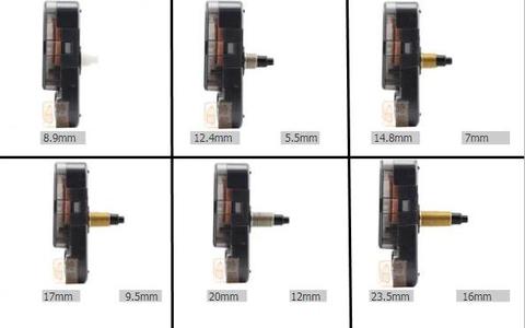 Quartz Wall Clock Movement Mechanism DIY Repair Part Set 22mm Spindle Long Hands ► Photo 1/3