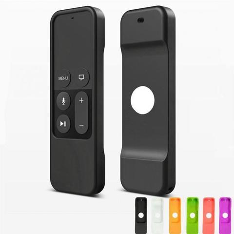 Colorful Silicone Apple TV 4 Remote Control Protective Case Cover Skin Waterproof Dust Storage Bag Organizer Household Protect ► Photo 1/6