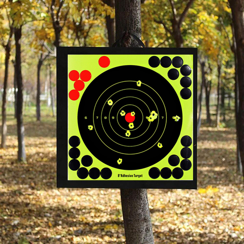 10 Pcs Gun Targets Lot Splash Flower Shooting Target 8-Inch Adhesive Reactivity Shoot Target Aim For Gun Rifle Pistol Binders ► Photo 1/6