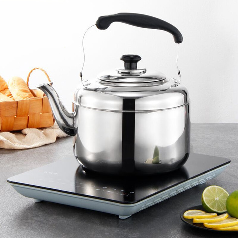 Stainless Steel Thickened Kettle Kettle Gas Large Capacity Induction Cooker Gas Universal Whistling Kettle Whistling Kettle ► Photo 1/6