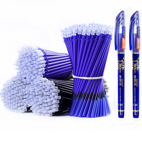 53Pcs/lot 0.38mm Erasable Washable Pen Refill Rod for Handle Blue/Black Ink Gel  Pen School Office Writing Supplies Stationery - Price history & Review, AliExpress Seller - hopk Official Store