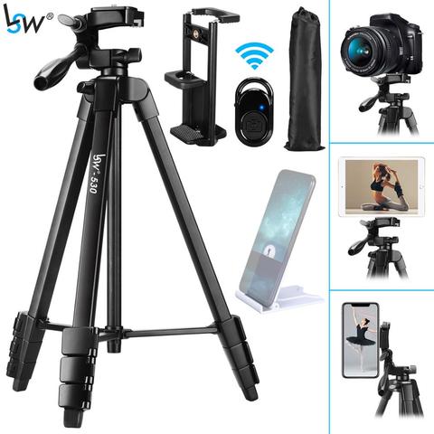 Tripod for Camera Tablet 60-Inch/150cm Aluminum Phone Tripod for Xiaomi iPhone iPad DSLR Camera with remote control Mount Holder ► Photo 1/6