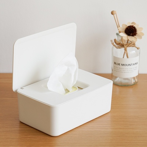 Tissue Box Wet Wipes Dispenser Holder Dry Wet Tissue Paper Case Box Wipes Napkin Storage Box Holder Container MJ80611 ► Photo 1/6