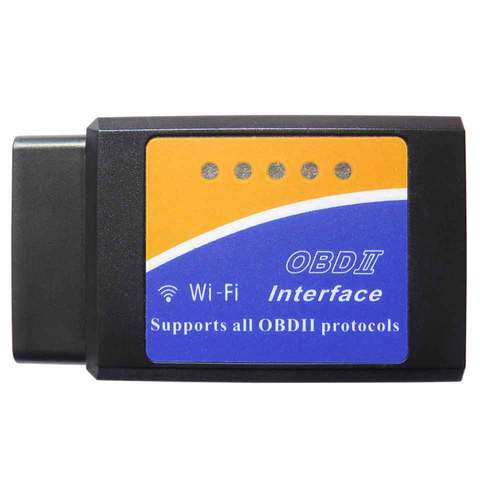 New Chip ELM327 WiFi V1.5 OBD2 OBDII Car Diagnostic Tool ELM-327 Wi-fi ELM 327 V 1.5 Obd 2 Code Reader Scanner For iOS&Android ► Photo 1/6