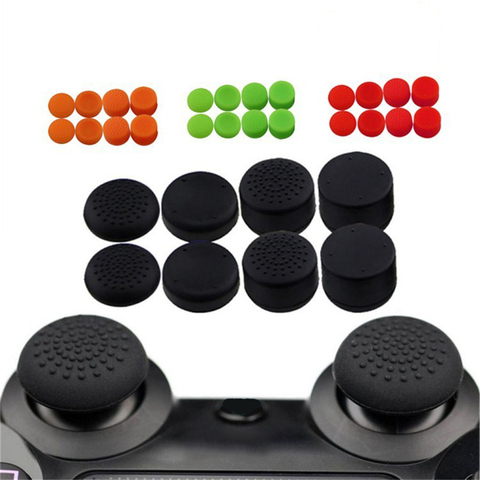 hot sale 8Pcs Silicone Controller Joystick Thumb Stick Grip Cap Case Cover for PlayStation 4 PS4 PS3 PS2 PS 4 PS 3 PS 2 Xbox ► Photo 1/6