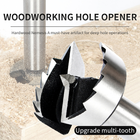 New Woodworking Hole Opener Drill Bits Woodworking Artifact Extended Wood Reamer Flat Wing Drill Perforation Alloy Steel Forging ► Photo 1/6