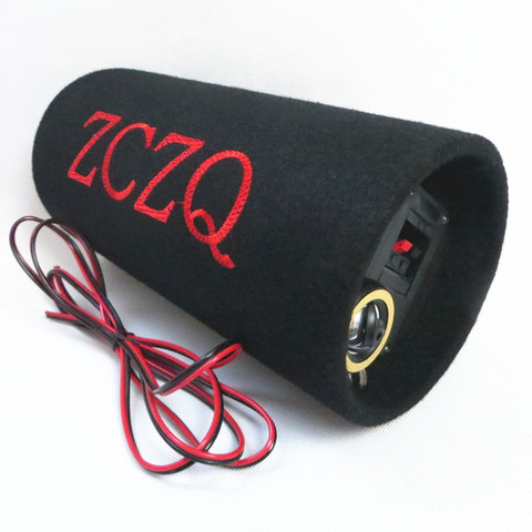 5-inch Cylindrical Passive Subwoofer Speaker Box Audio Amplifier External Speakers No Motherboard ► Photo 1/5