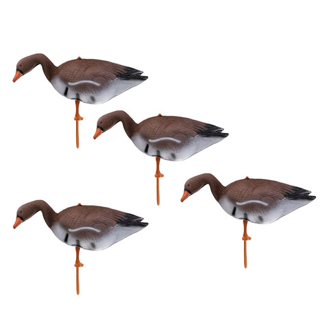 4pcs Outdoor Full Size 3D Goose Decoy Scarer Hunting Shooting Target Garden Decor Lawn Pond Ornamental охота и снаряжение ► Photo 1/6