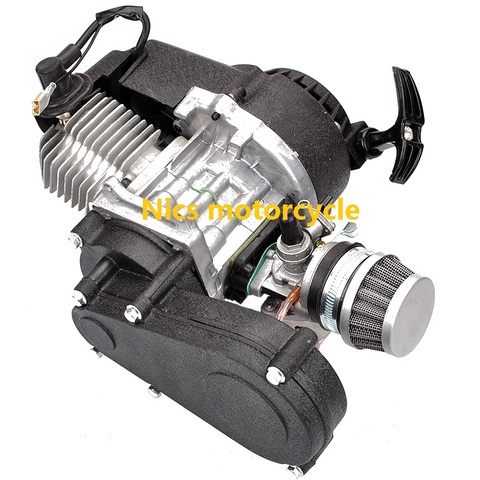 2 Stroke Engine Motor with Gear Box for 47cc 49cc 50cc Mini Pocket Bike Gas G-Scooter ATV Quad Bicycle Dirt Pit Bikes ► Photo 1/5