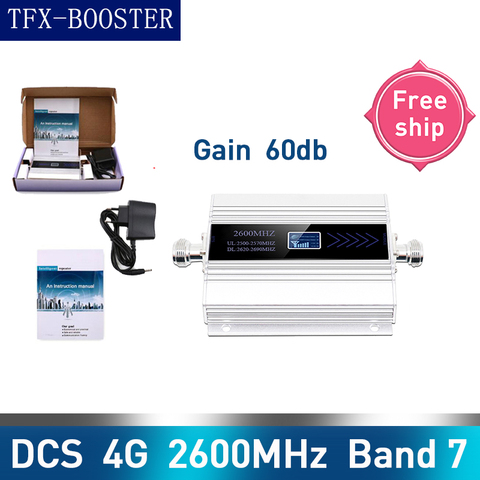 TFX-BOOSTER 2600mhz LTE 4G cellular signal booster 2600 4G mobile network booster Band 7 Cellular Phone Repeater Amplifier CDMA ► Photo 1/5