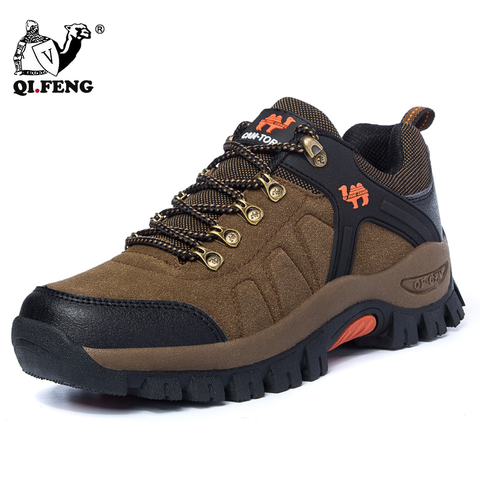 Men Women Outdoor Sports Hiking Shoes Rock Mountain Climbing Boots Wear Resisting Trekking Footwear Couple Shoes Casual Hunting ► Photo 1/6