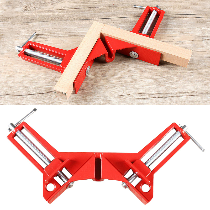 4 PCS Rugged 90 Degree Right Angle Clamp DIY Corner Clamps Quick Fixed Fishtank Glass Wood Picture Frame Woodwork Right Angle