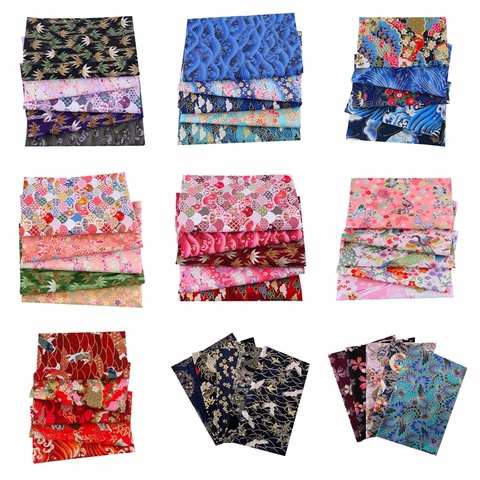 5pcs 25x20cm Japanese Patchwork Fabric,Maple Leaf Cotton Fabric,DIY Custom Jewelry, DIY Needlework Craft Sewing Dresses For Doll ► Photo 1/6